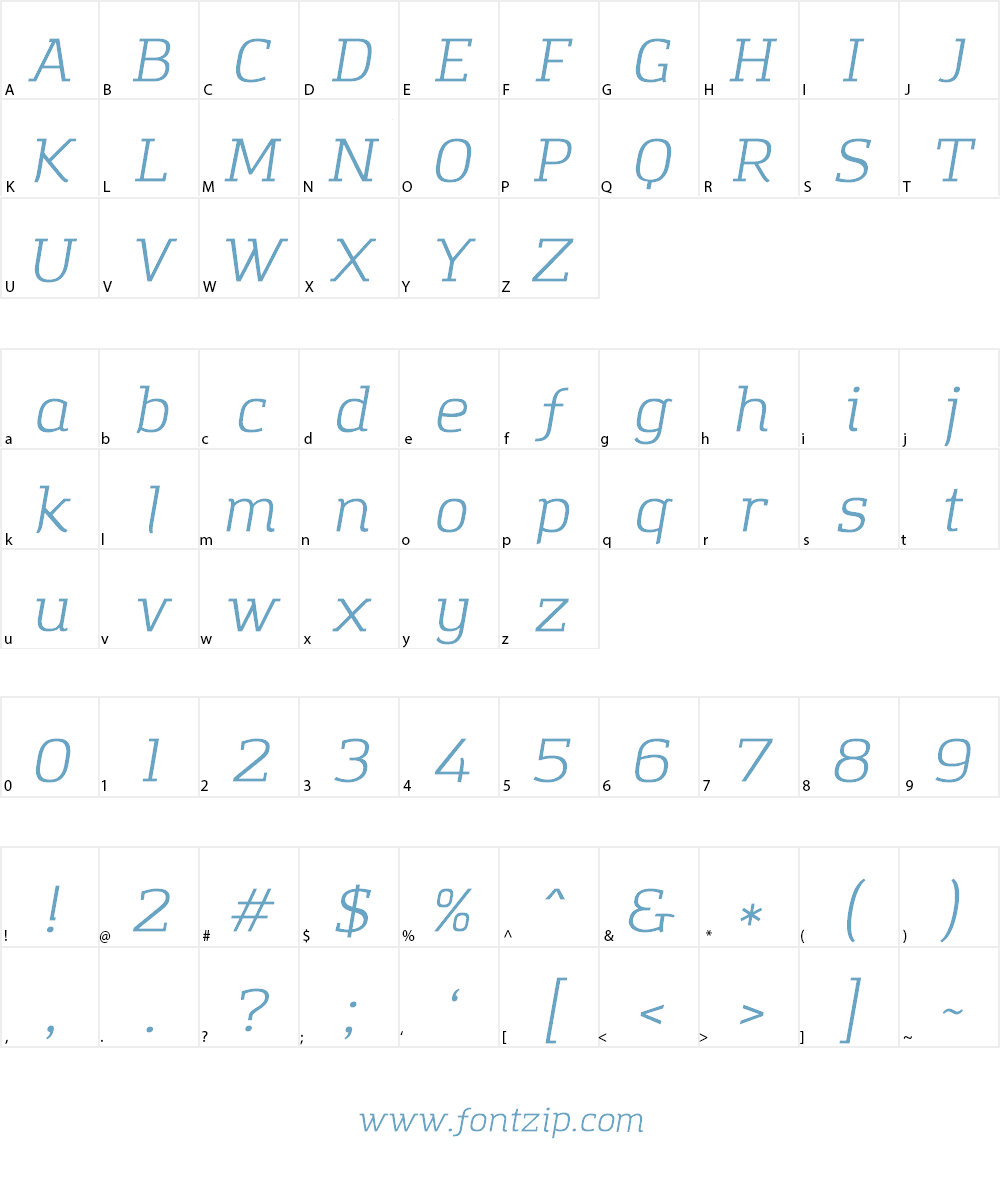 Amazing Grotesk Font Character